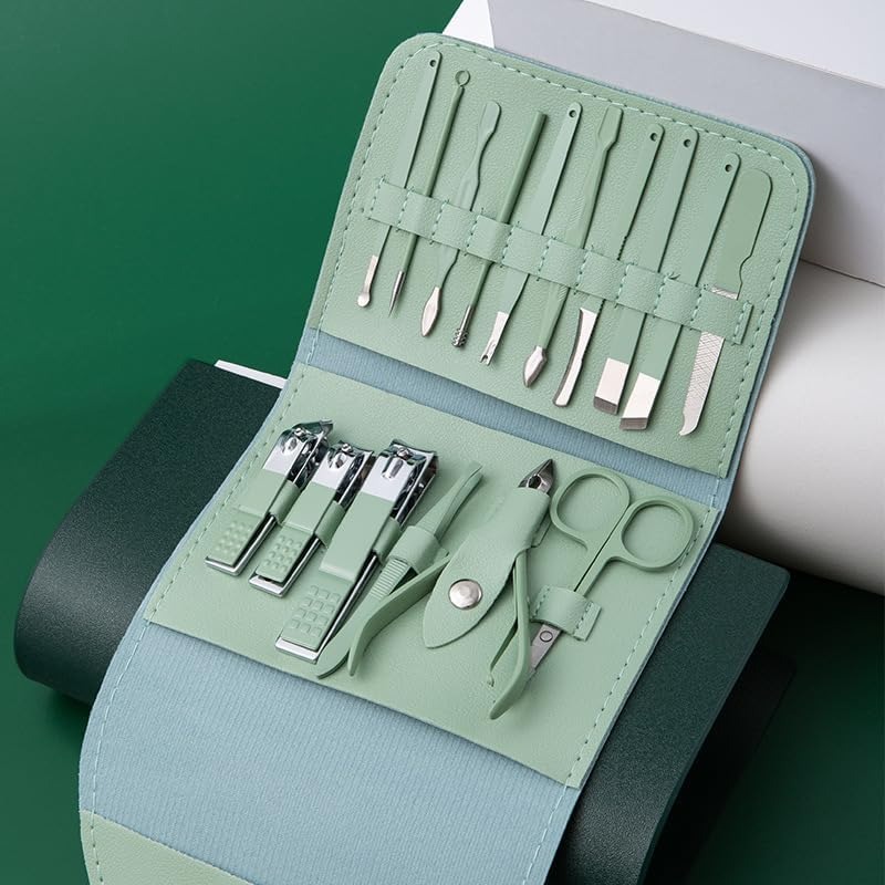 Mens Grooming Kit Luxury - Estuche de Cuero Portátil de Lujo,