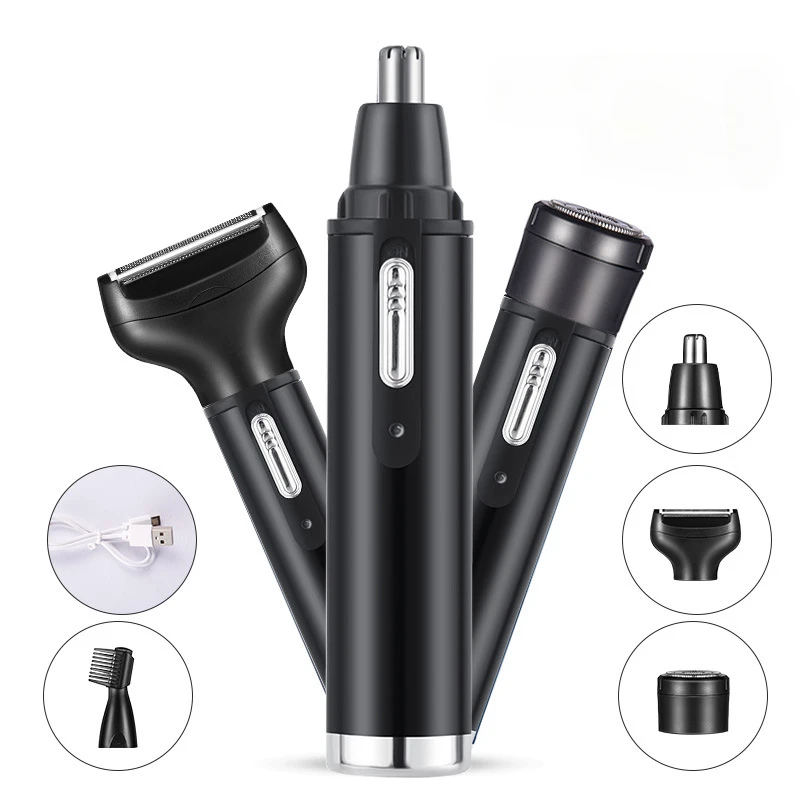 Eyebrow Razor Trimmer - Mini afeitadora recargable por USB, recortadora