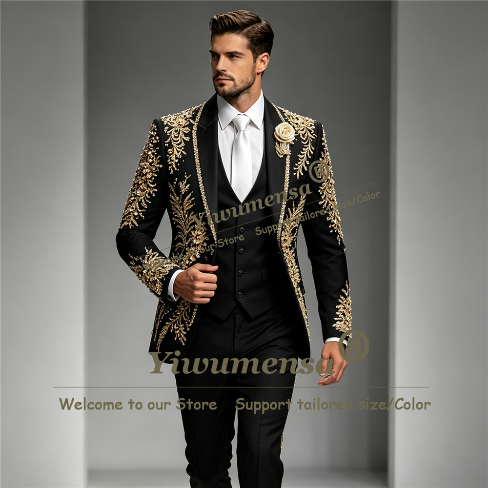 Mens Grooming Kit Luxury - Traje de lujo con cuentas de