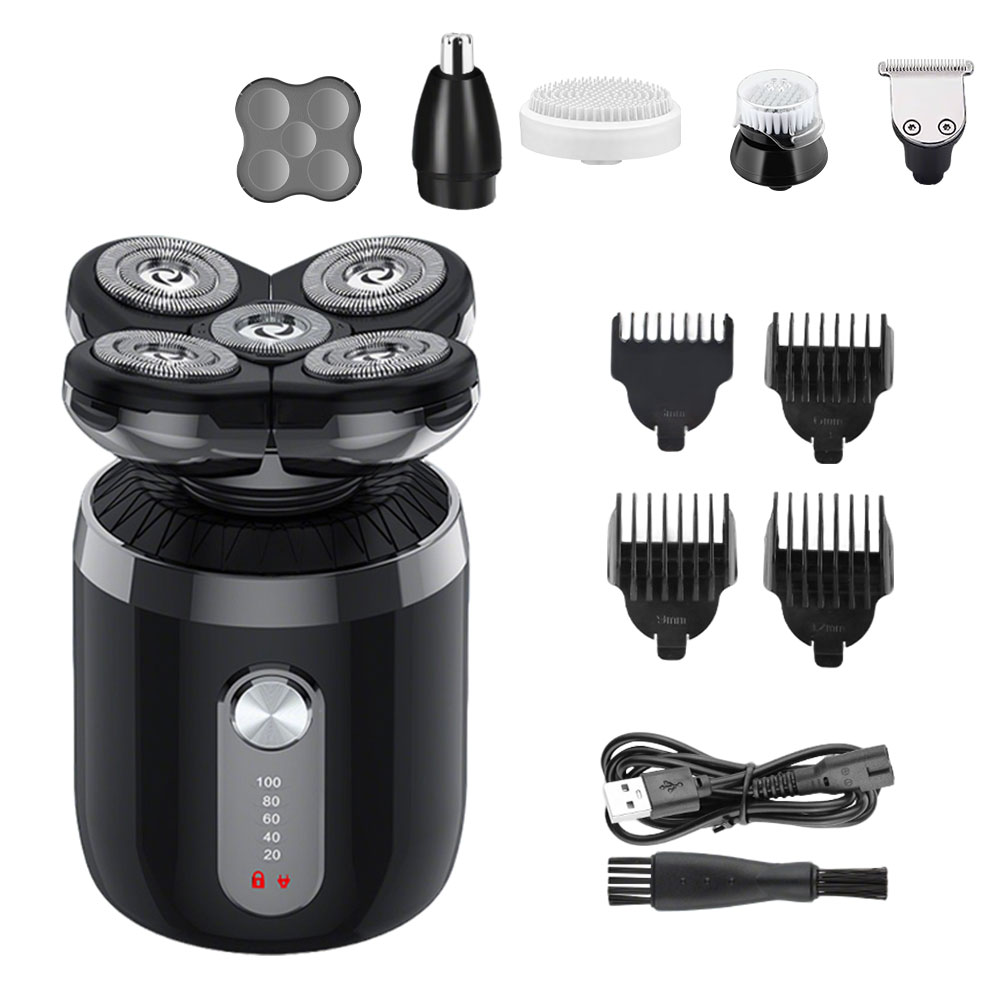 Men'S Grooming Razor Kit - Afeitadora Eléctrica 5 en 1 con