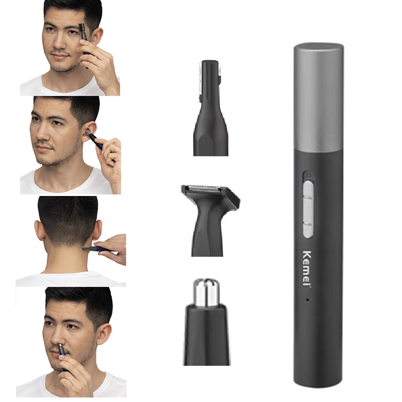 Men'S Grooming Products - Recortadora de Vello Nasal Recargable Kemei