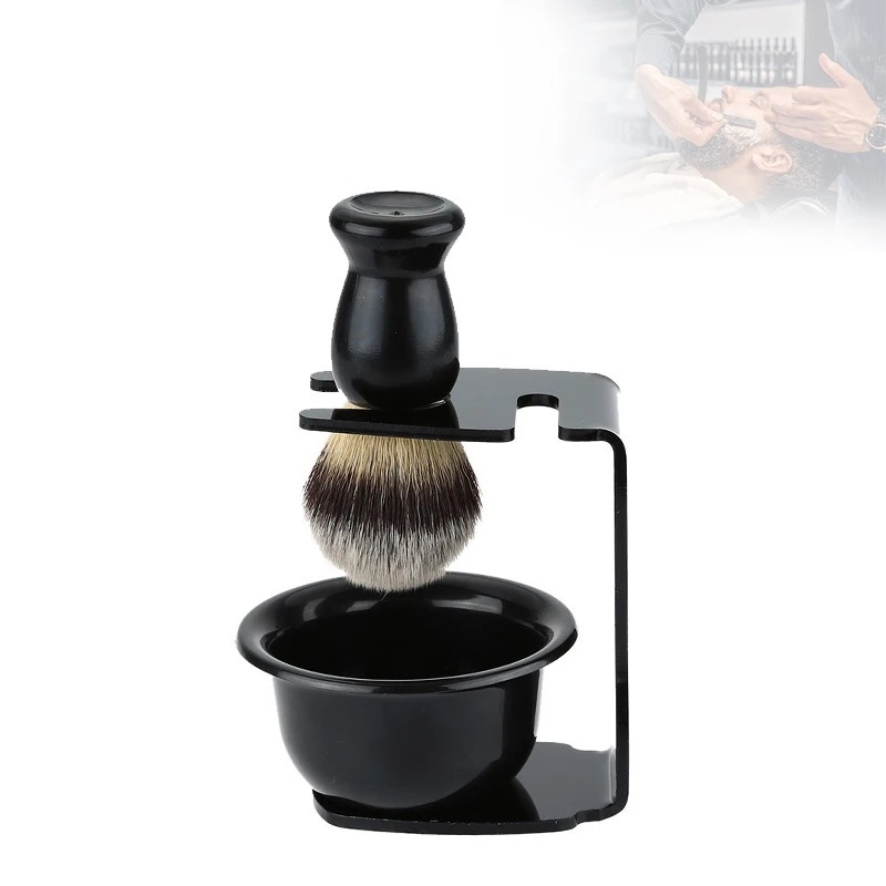 Men'S Grooming Accessories Kit - Juego de Brocha y Tazón para