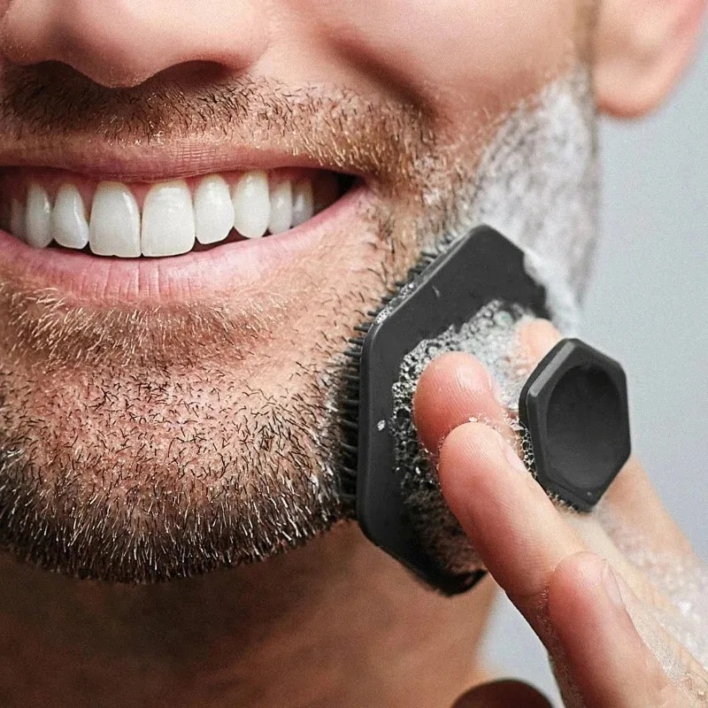 Men'S Beard Grooming - 1 Cepillo de Limpieza Facial de