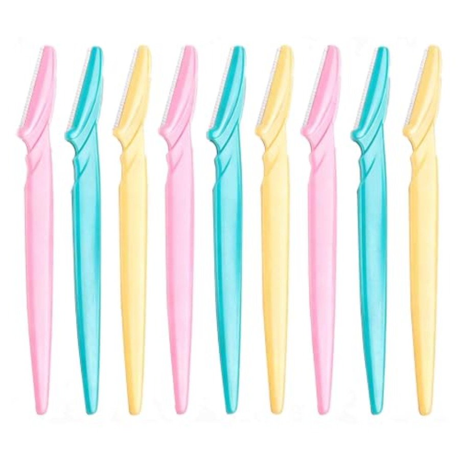 Eyebrow Razor Trimmer - Paquete de 9 Depiladores de Cejas,