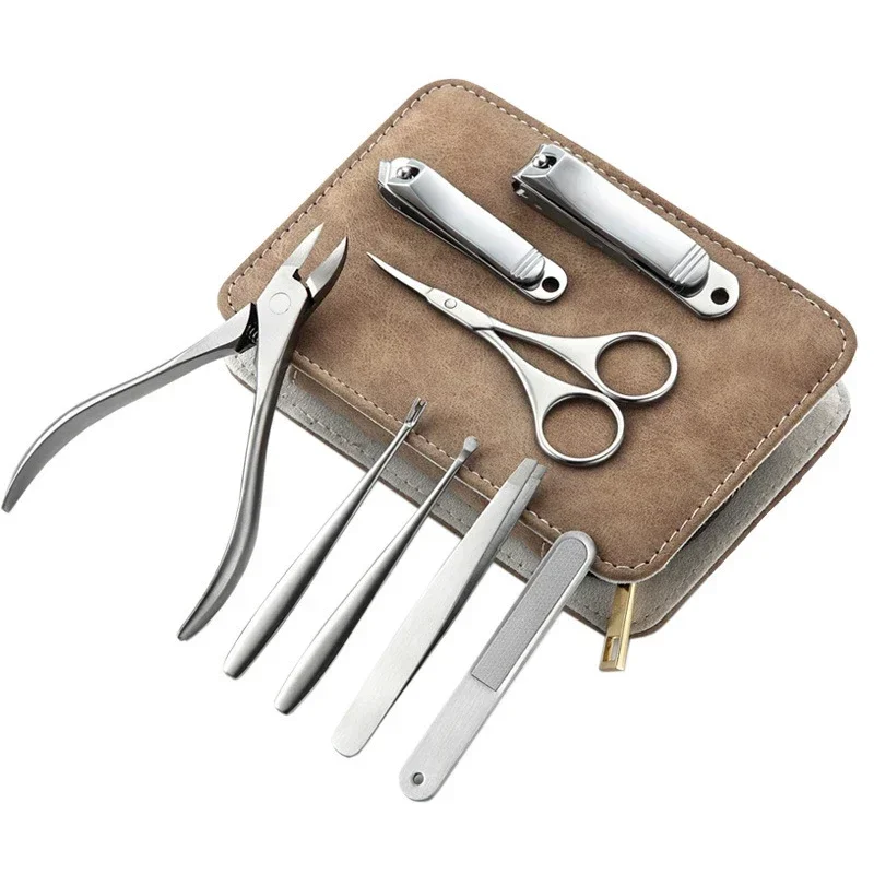 Men'S Grooming Products - 8/12 Uds Kit de manicura profesional