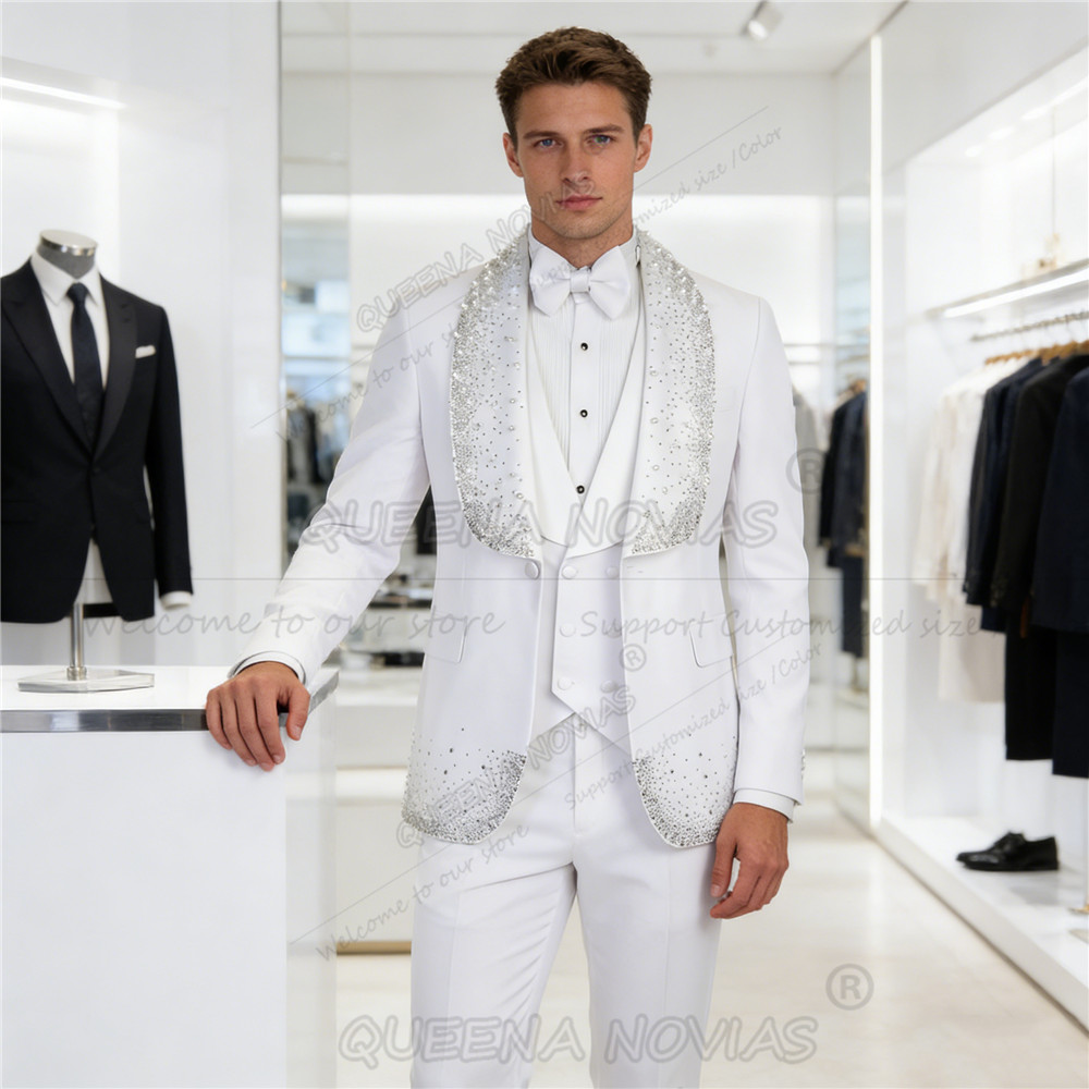 Mens Grooming Kit Luxury - Trajes de Lujo con Cuentas y