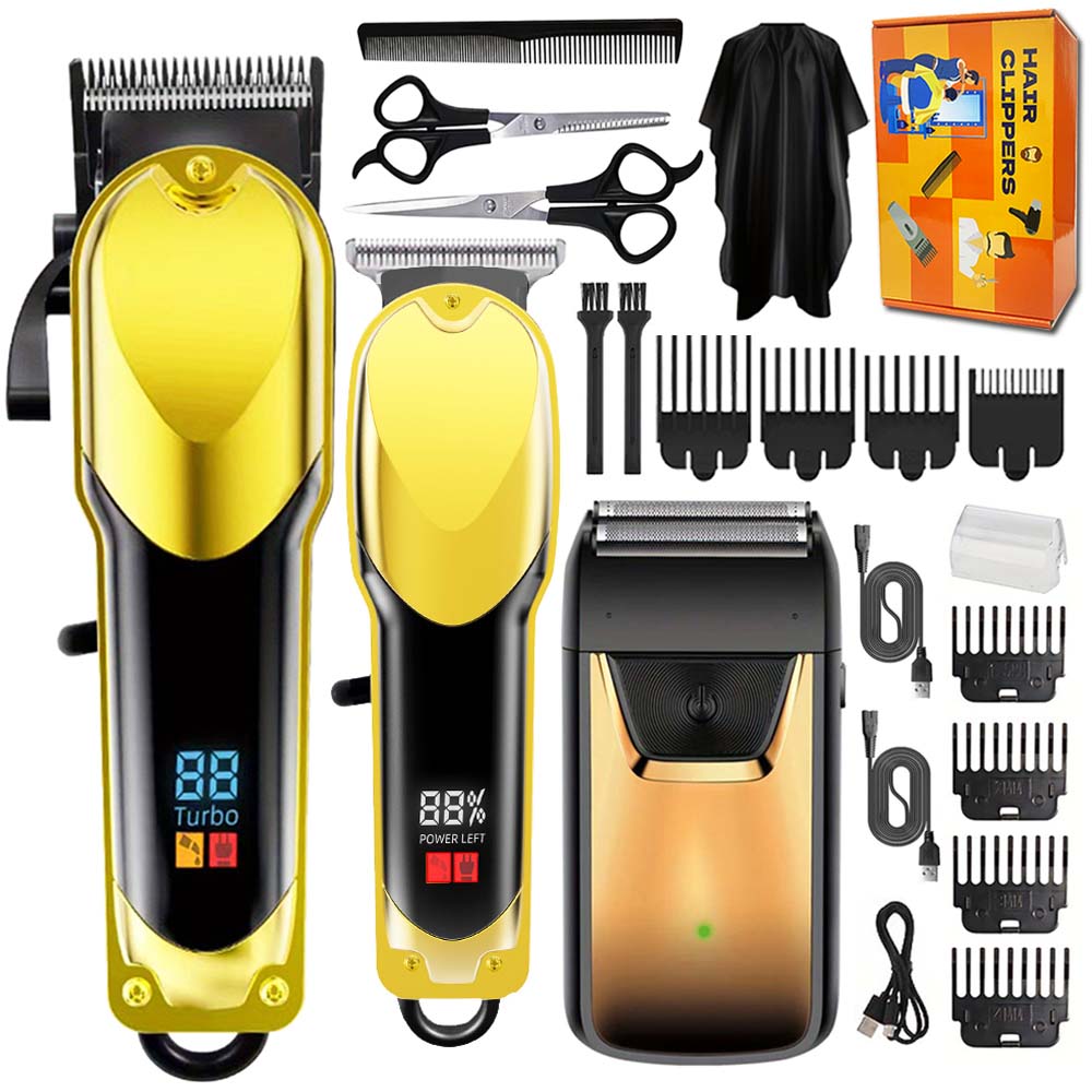 Men'S Grooming Accessories Kit - Set Profesional de Cortapelos para Hombre,