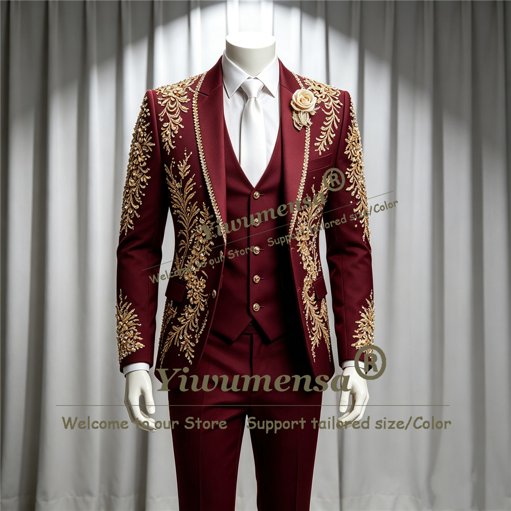 Traje de lujo con cuentas de c - Mens Grooming Kit Luxury reseña y precio