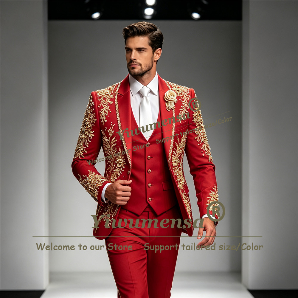 Traje de lujo con cuentas de c - Mens Grooming Kit Luxury reseña y precio
