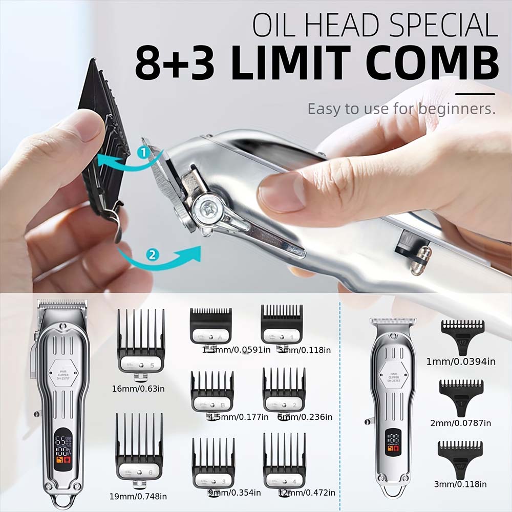 Juego de cortapelos y recortad - Men'S Grooming Scissors reseña y precio