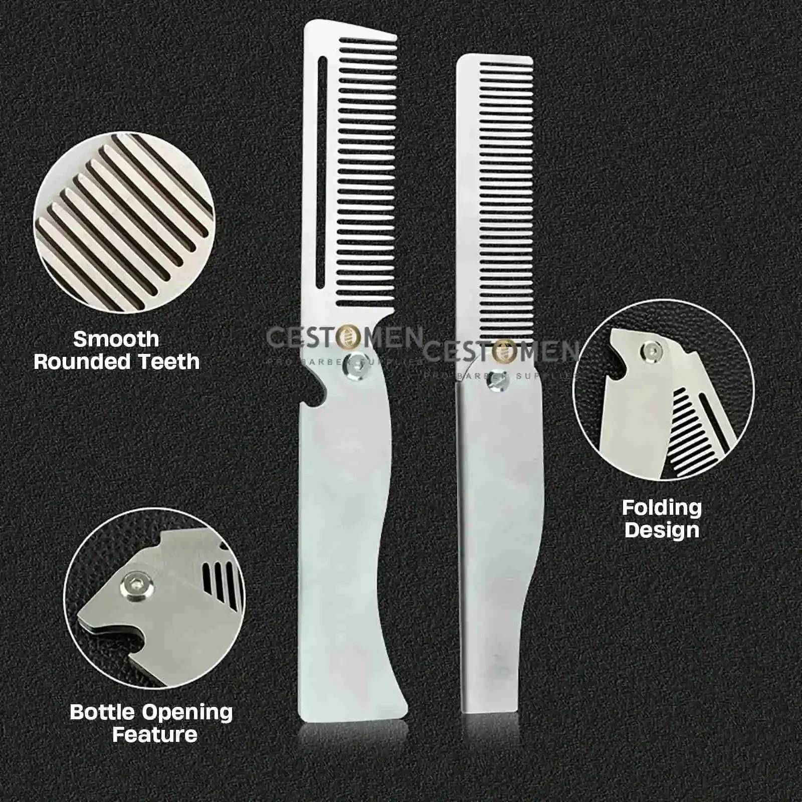 Nuevo tipo 1/2 Uds peines de a - Men'S Beard Grooming reseña y precio
