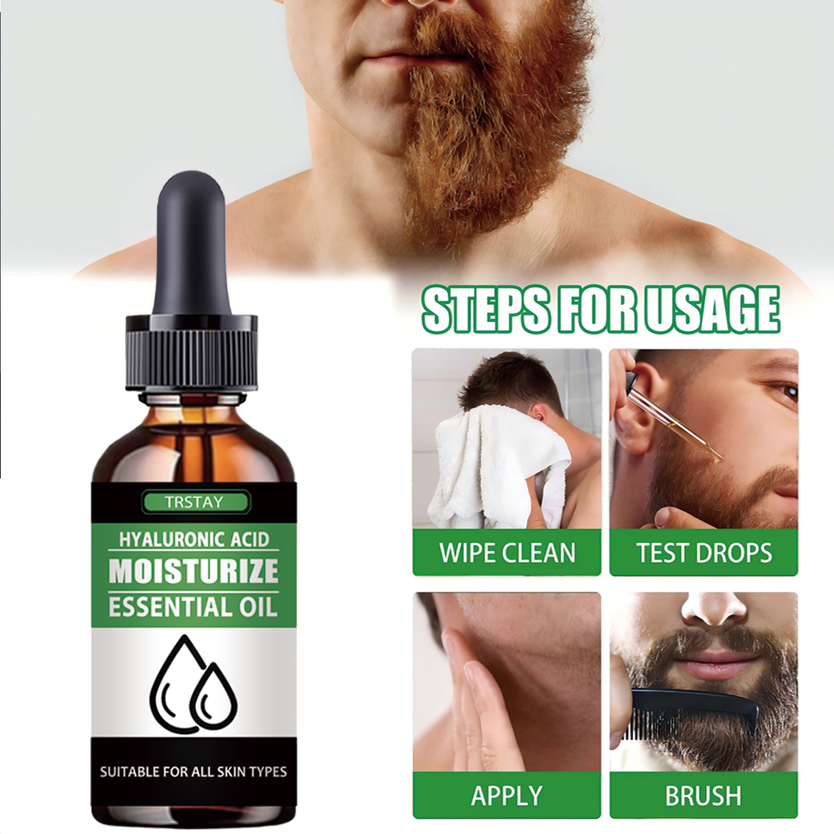 100% Natural acelera el vello  - Men'S Grooming Products reseña y precio