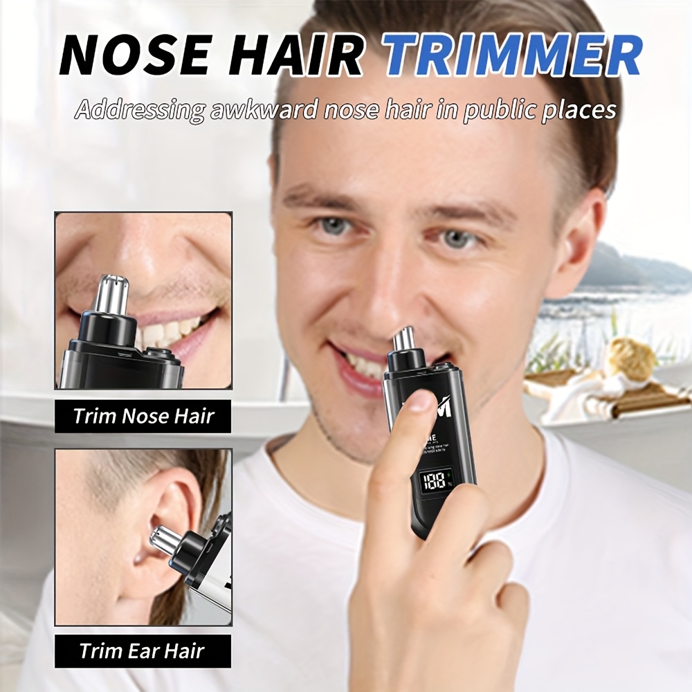 Mini recortador de vello nasal - Men'S Grooming Scissors reseña y precio
