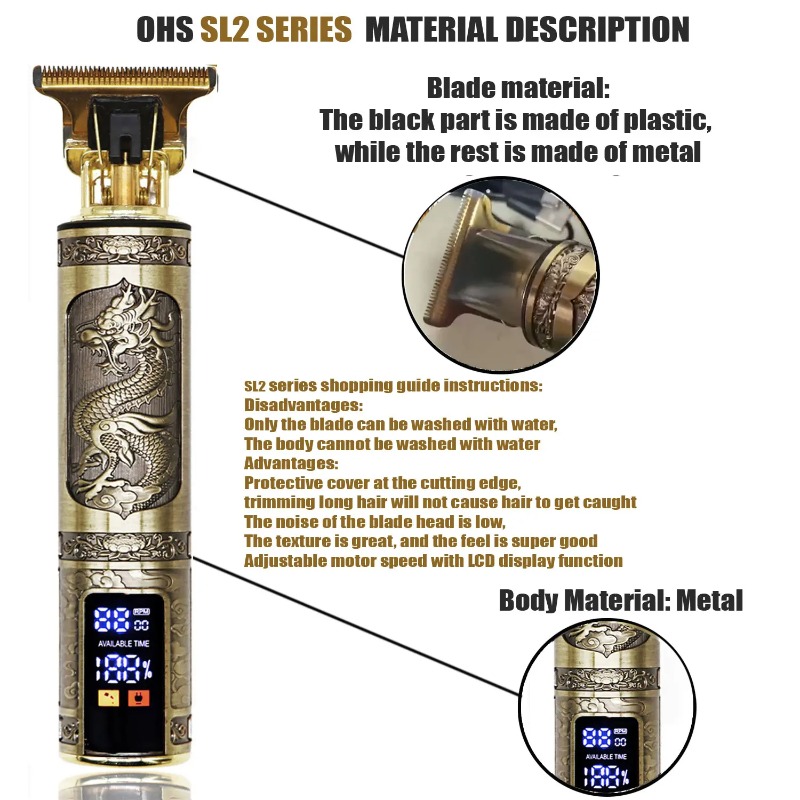 Cortadora de Pelo T9 Vintage,  - Men'S Grooming Blade reseña y precio