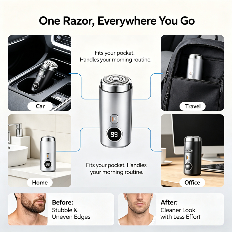 Afeitadora Eléctrica de Bolsil - Men'S Grooming Razor Kit reseña y precio