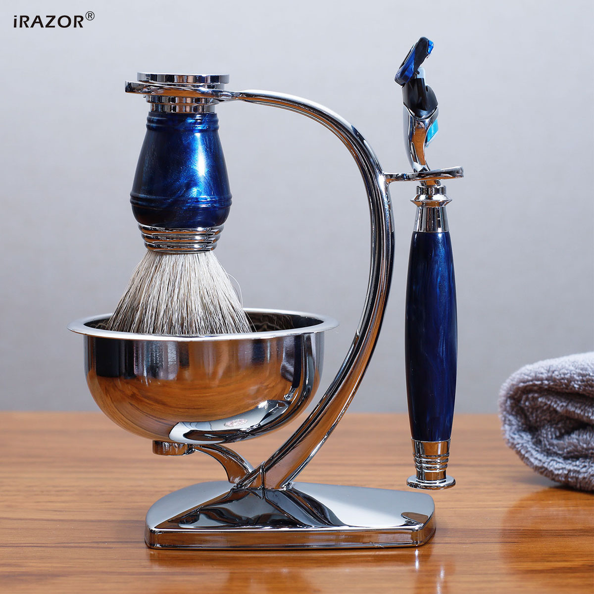iRAZOR Kit de Afeitado de Lujo - Mens Grooming Kit Luxury reseña y precio