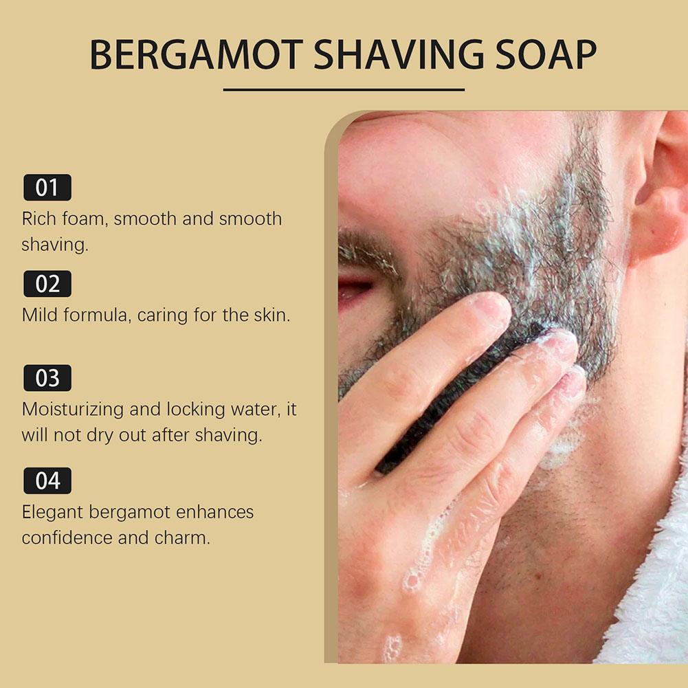 Jabón de Afeitar de Bergamota  - Men'S Beard Grooming reseña y precio