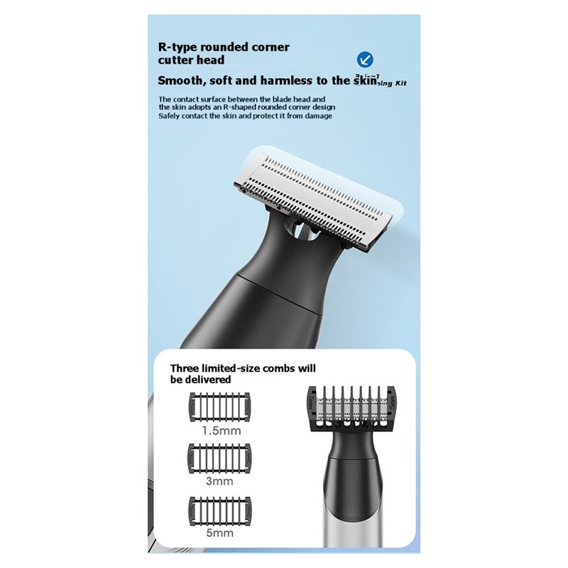 Recortadora de vello corporal  - Men'S Grooming Blade reseña y precio